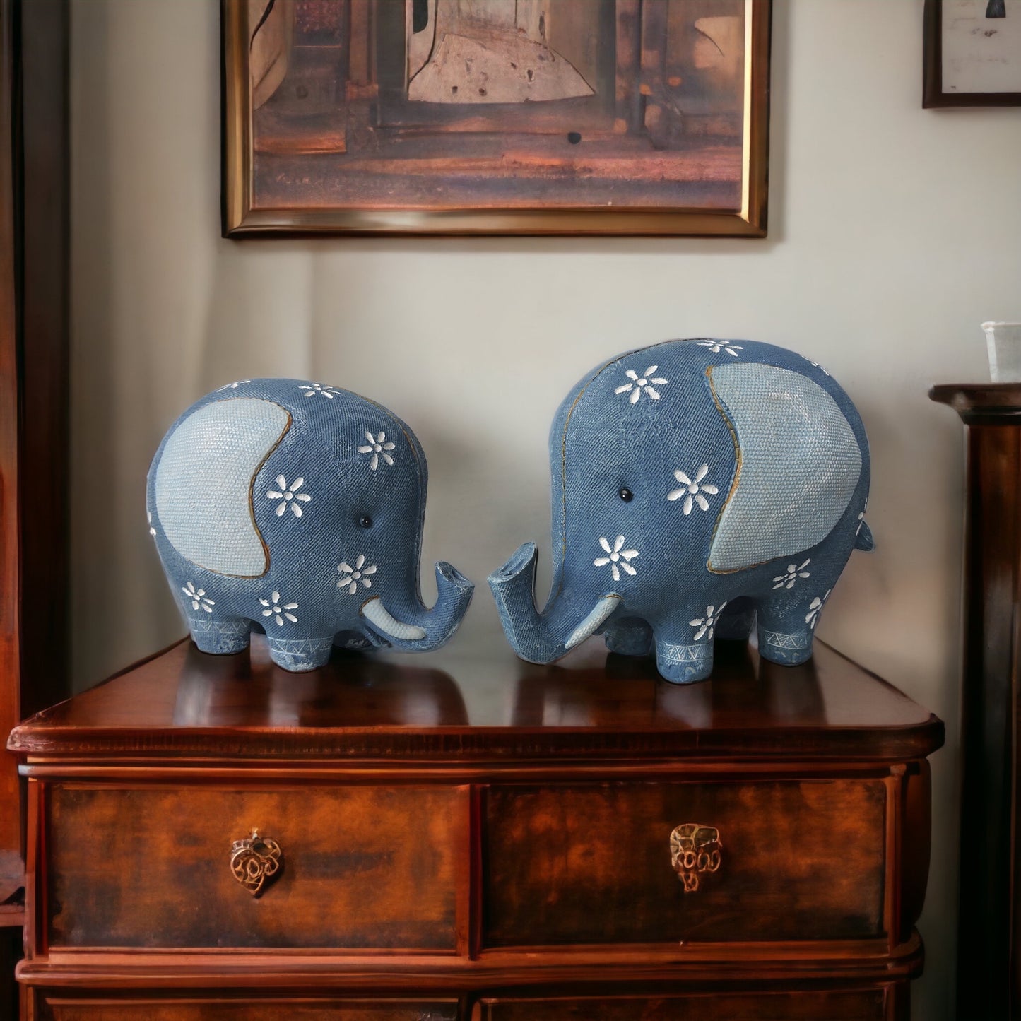 Denim Elephant Big by Satgurus