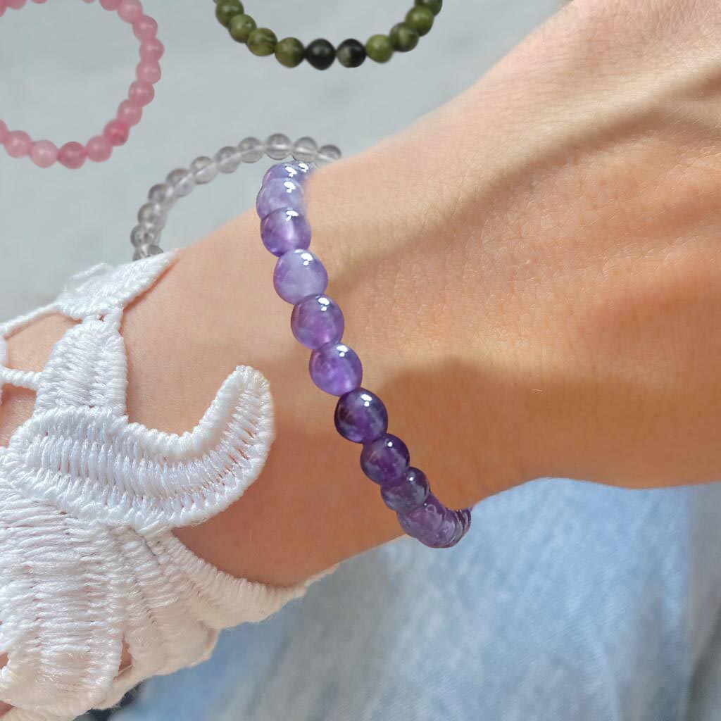 Amethyst Stone Bracelet by Satgurus