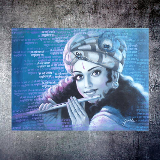 Krishna Dhoon / Blue - By Harish