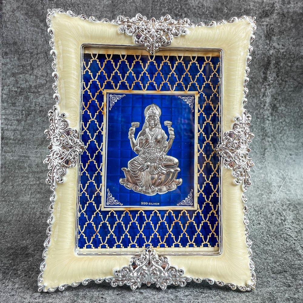 Laxmi Photo Frame Pearl Finish - By Satgurus
