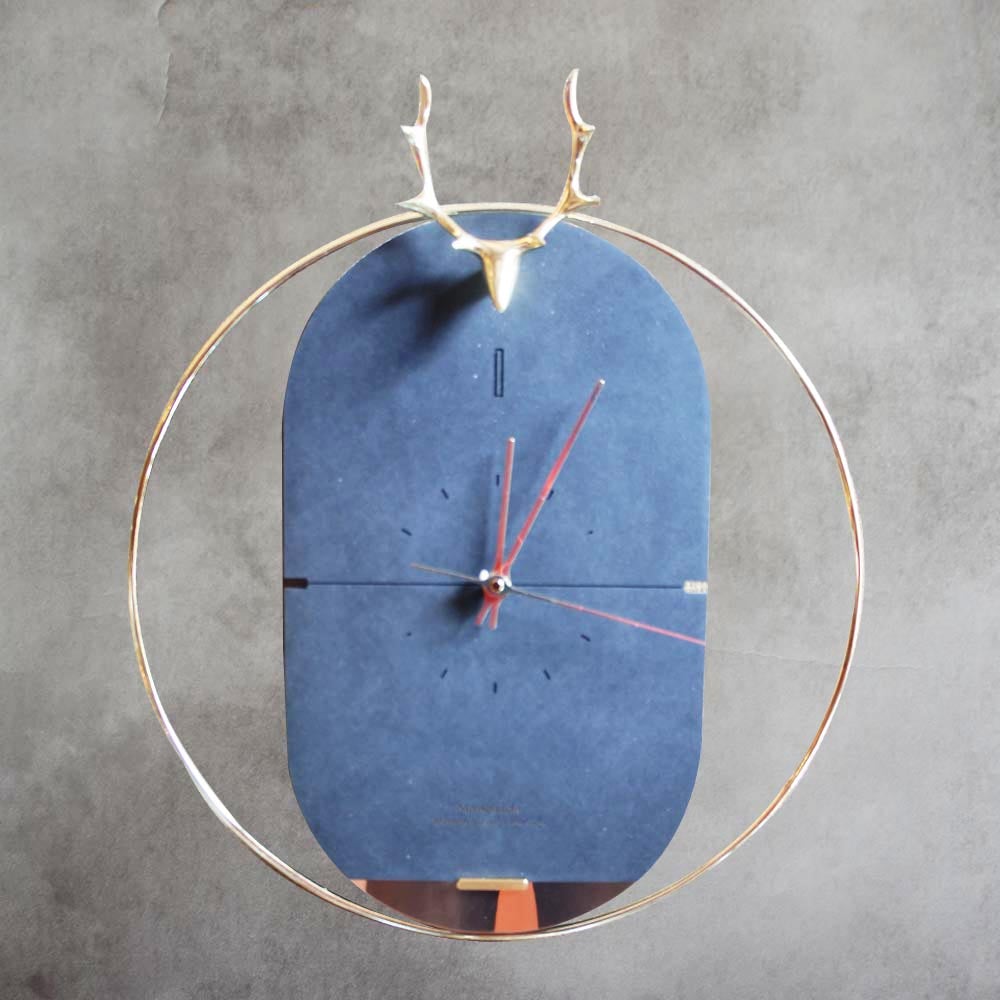 Deer Motif Clock Luxe 22 Collection by Satgurus