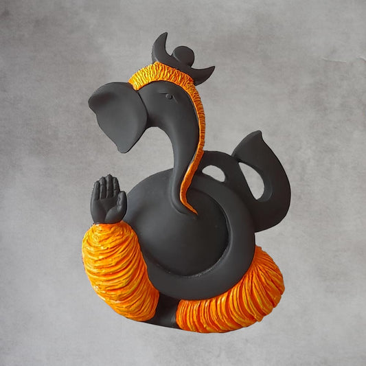 ABS Om Ganesha / Orange/Black By Satgurus