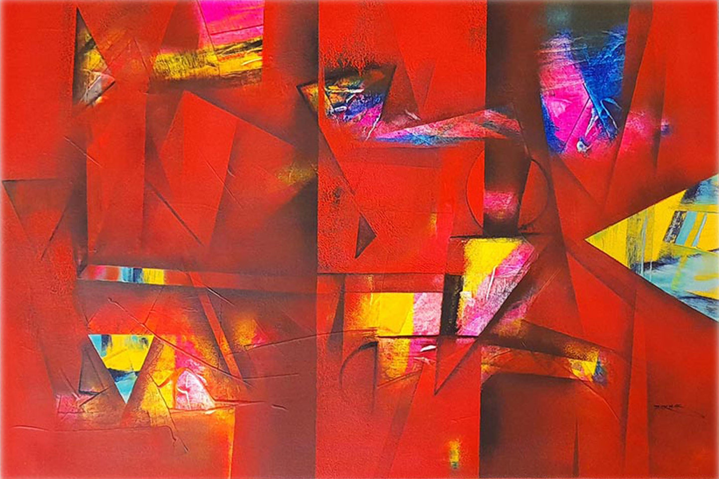 Abstract Red By Paras Parmar By Satgurus