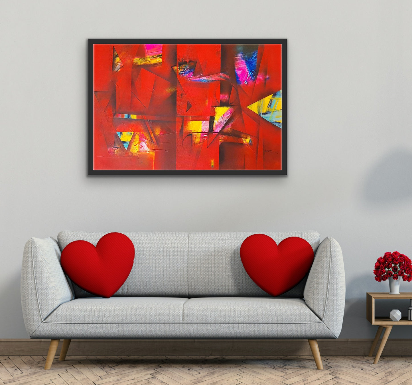 Abstract Red By Paras Parmar By Satgurus