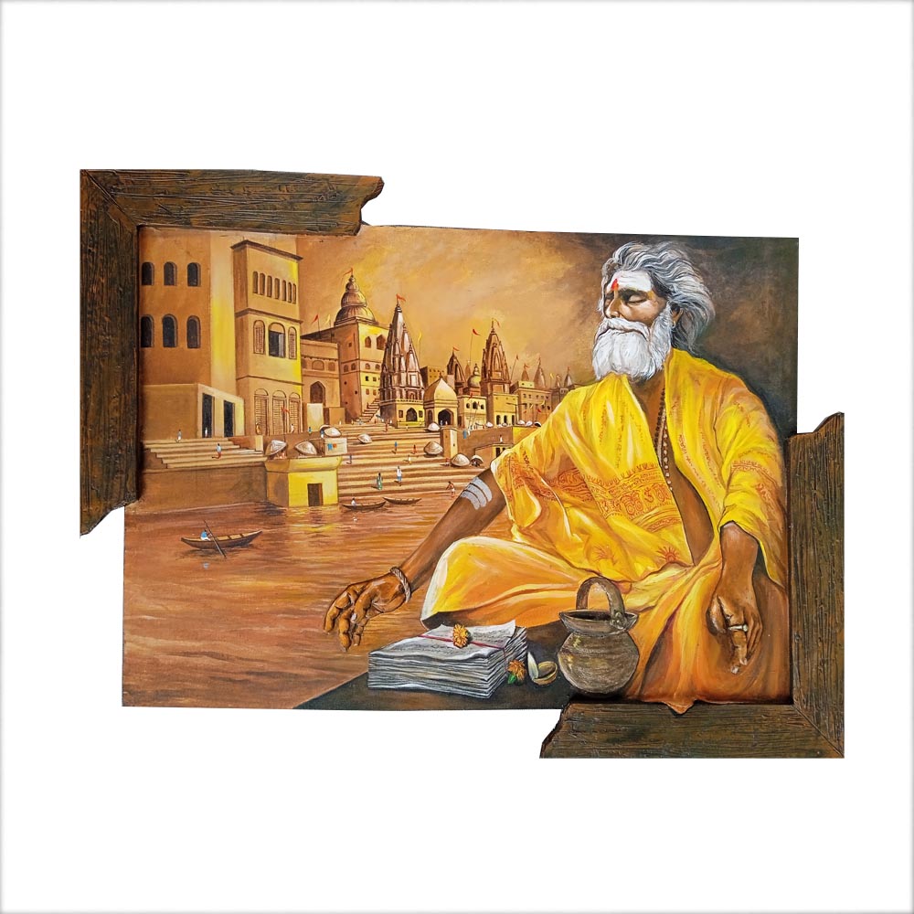 Banaras Kashi Painting by Satgurus