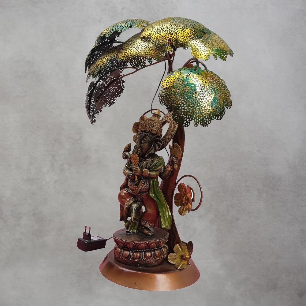 Iron Tree On Stand With Ganpati / Big by Satgurus