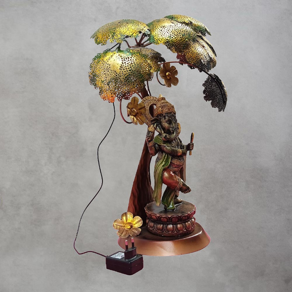 Iron Tree On Stand With Ganpati / Big by Satgurus
