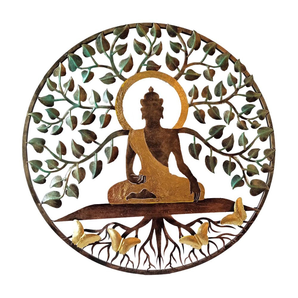 Buddha Wall Hanging With LED by Satgurus