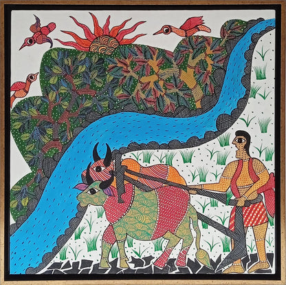 Tribal Art Frame by Satgurus