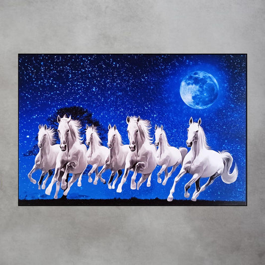 Horse Matt Frame / Blue Moon by Satgurus
