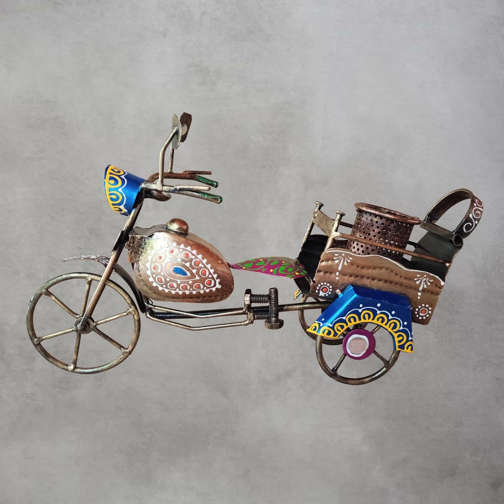 Iron Bike Cart With Pen Stand by Satgurus
