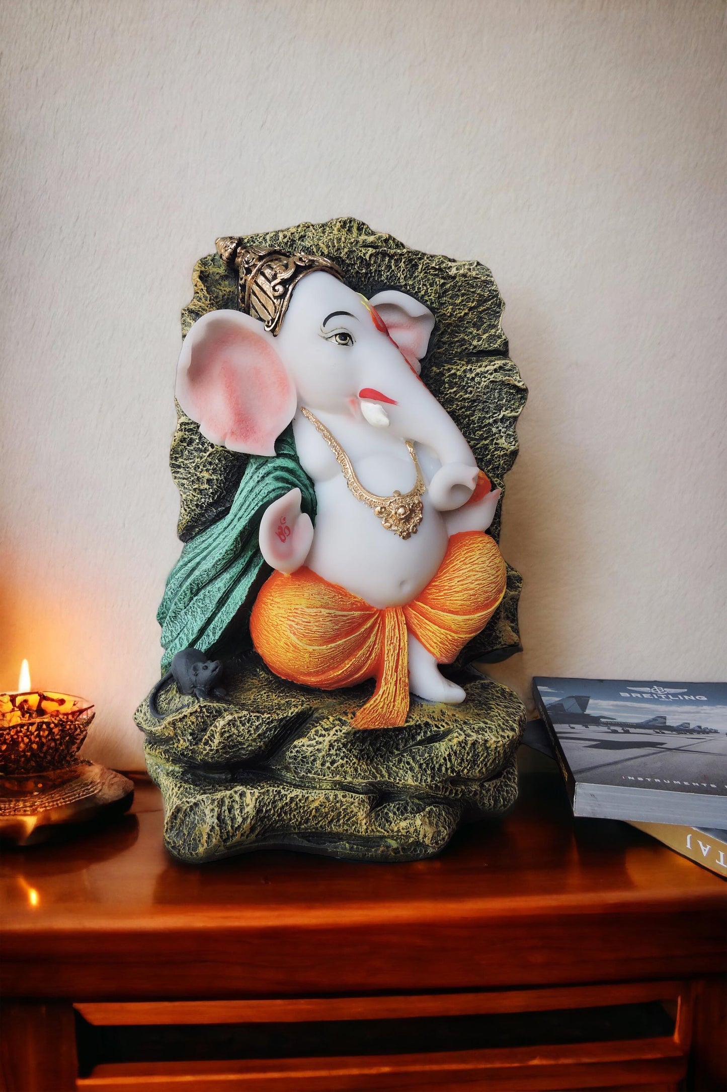 Side Face Ganesha / Yellow Stone by Satgurus