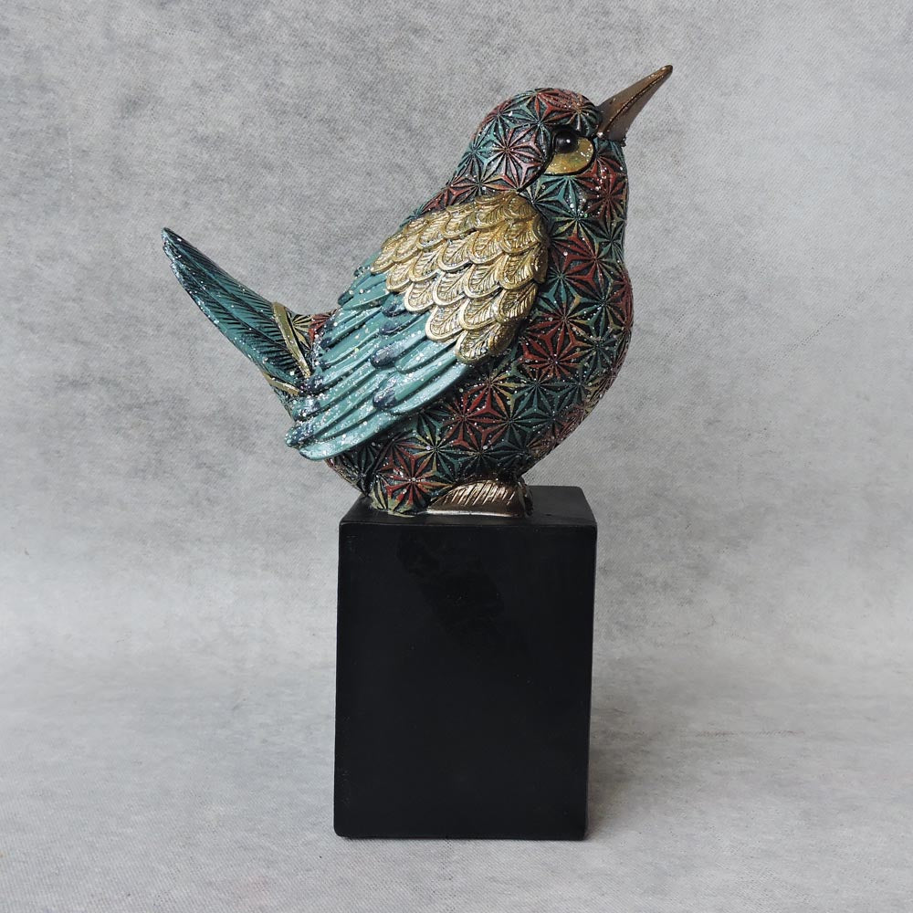 Colorful Bird On Base by Satgurus