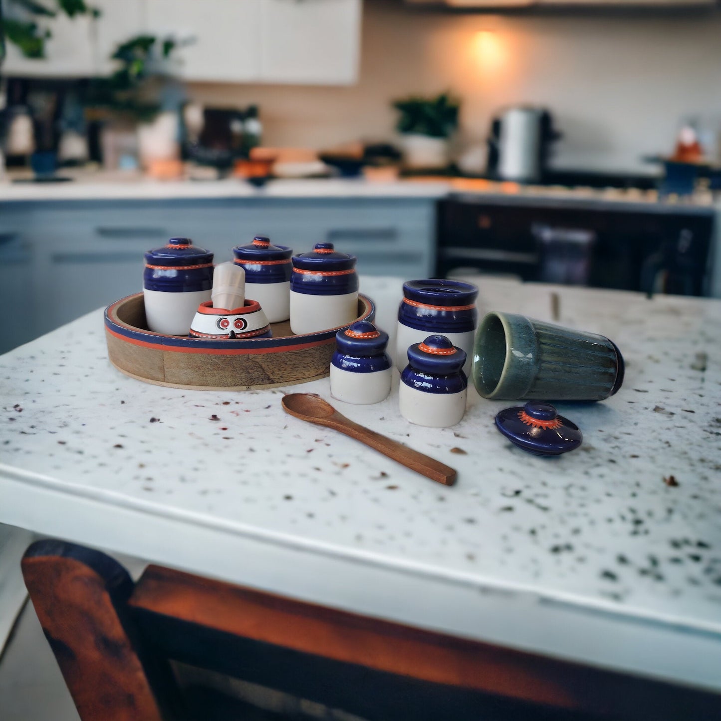 Pickle Jars With Tray by Satgurus