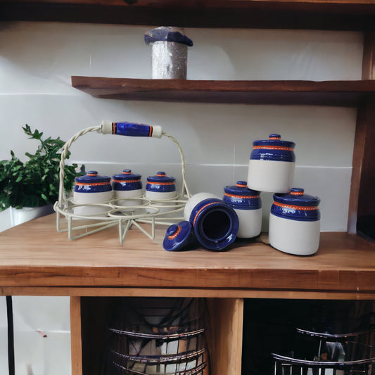Artisan Pickle Jars With Stand by Satgurus