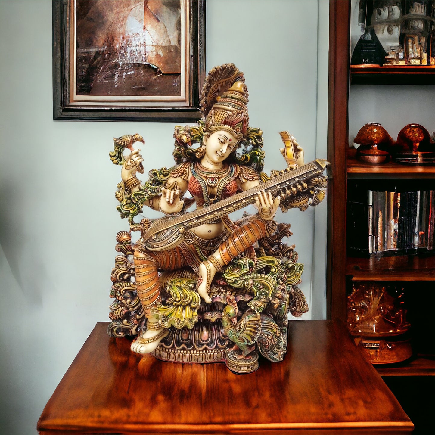 Goddess Saraswati Statue by Satgurus