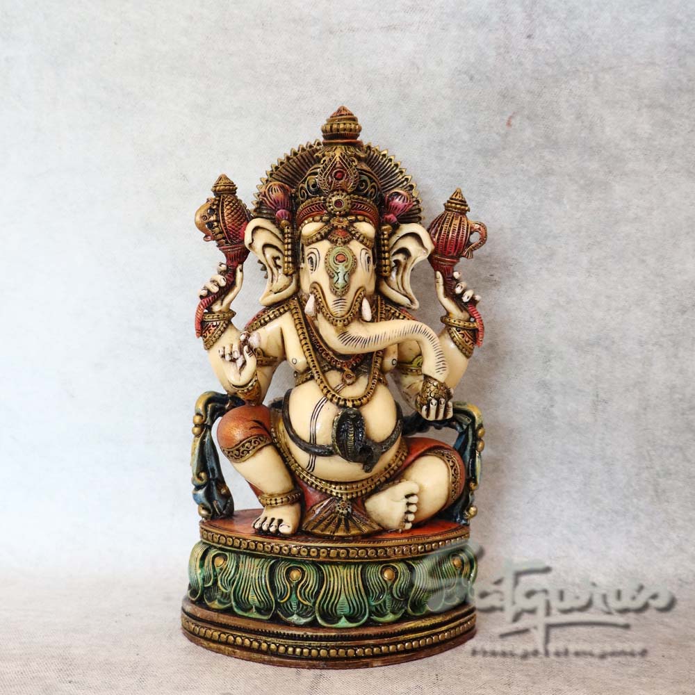 Marble Dust Special Ganesha By Satguru's