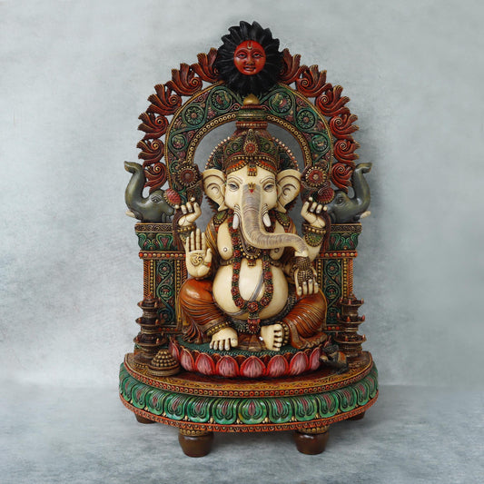 Ganesha With Arch by Satgurus / C'ment