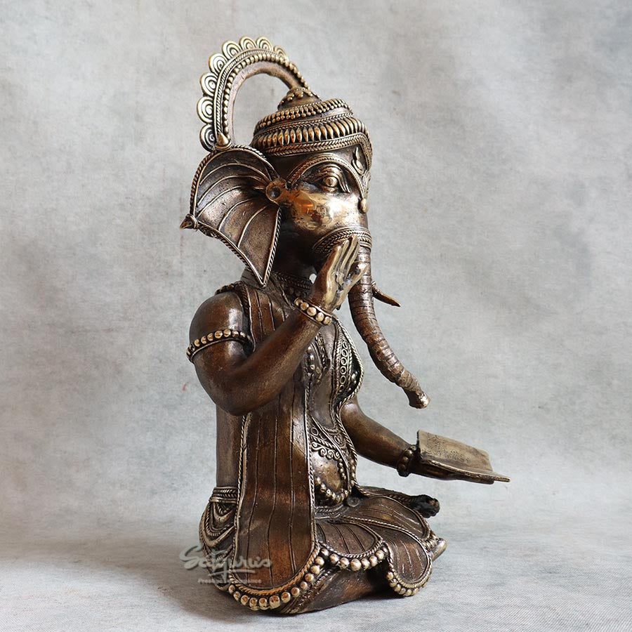 Bell Metal Ganesha Ashirwad By Satguru's