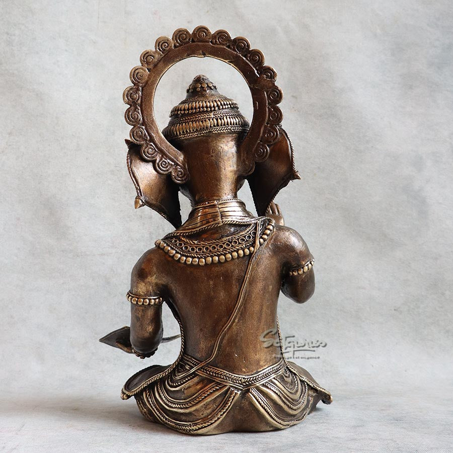 Bell Metal Ganesha Ashirwad By Satguru's