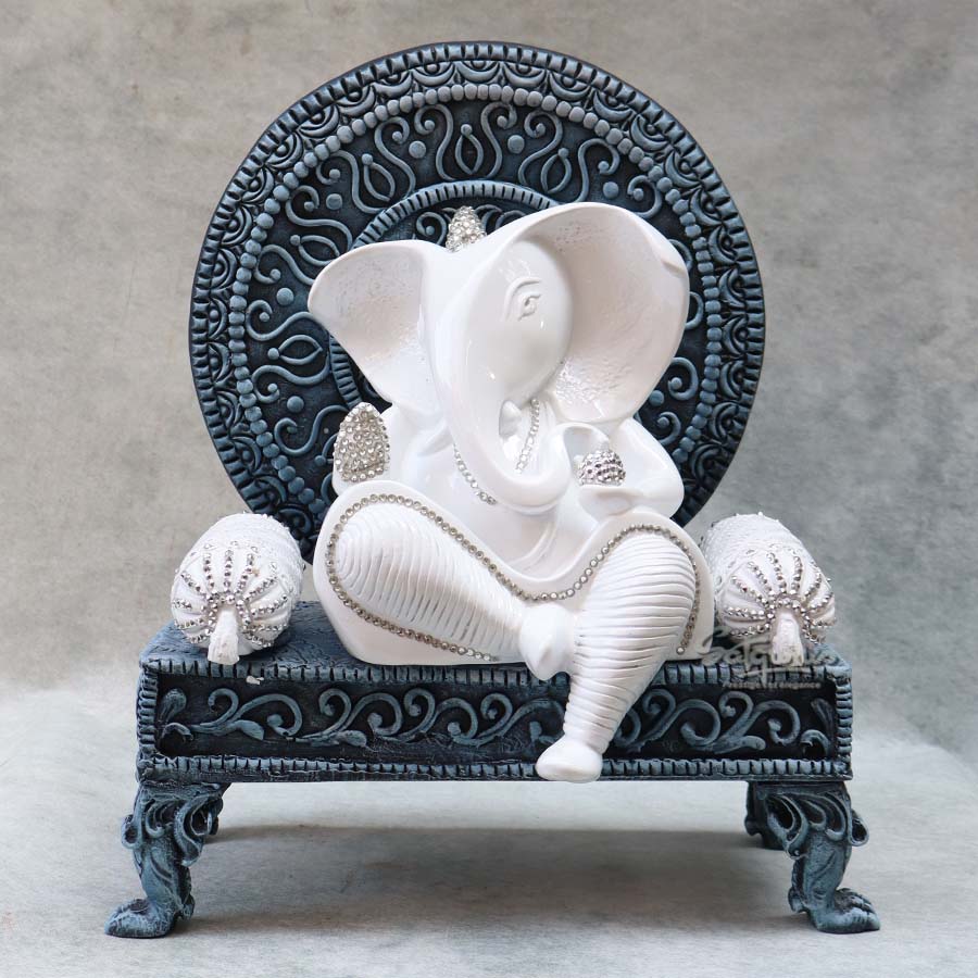 Om Modern Singhsan Ganesha BY Satgurus