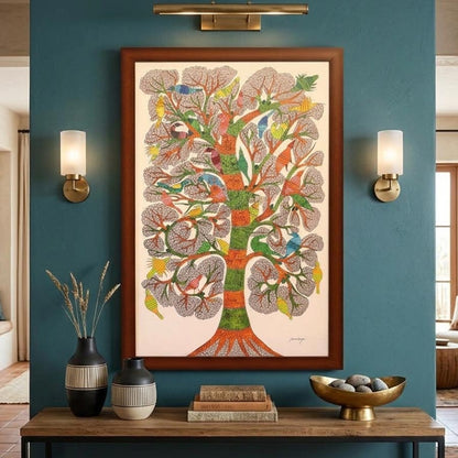 Tree Of Life Gond Art By Sandhya By Satguru's