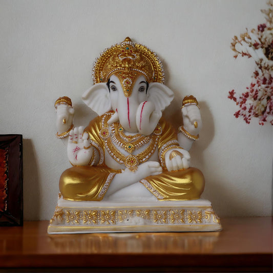 Dagdu Ganesha On Base by Satgurus
