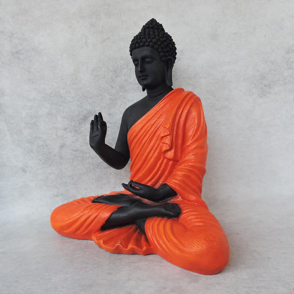 Mudra Buddha - Orange / Black by Satgurus