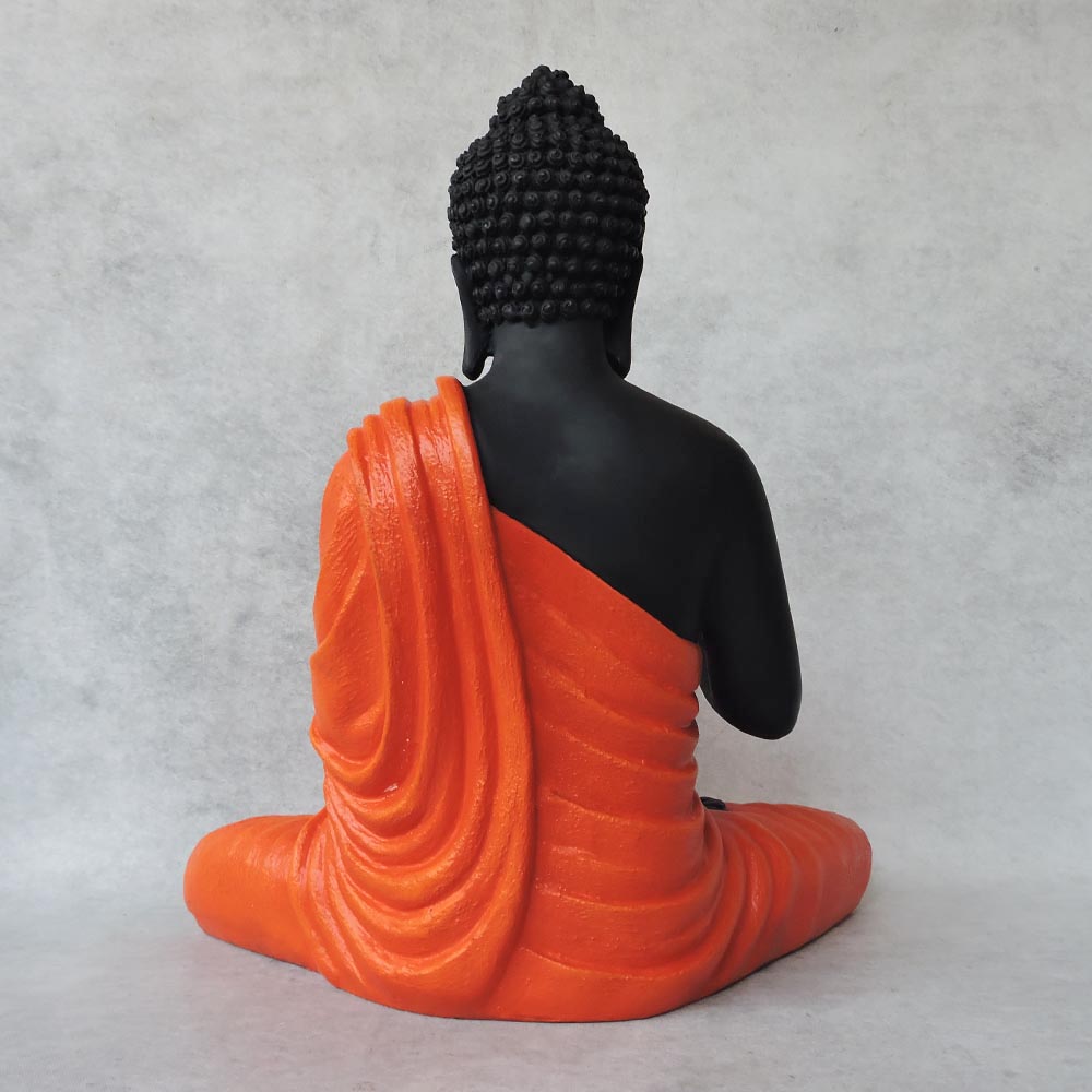 Mudra Buddha - Orange / Black by Satgurus