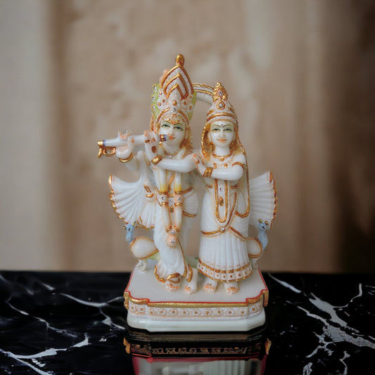 Radha Krishna Standing by Satgurus