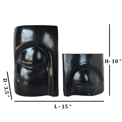 Eye Design Vase Sets / Black by Satgurus