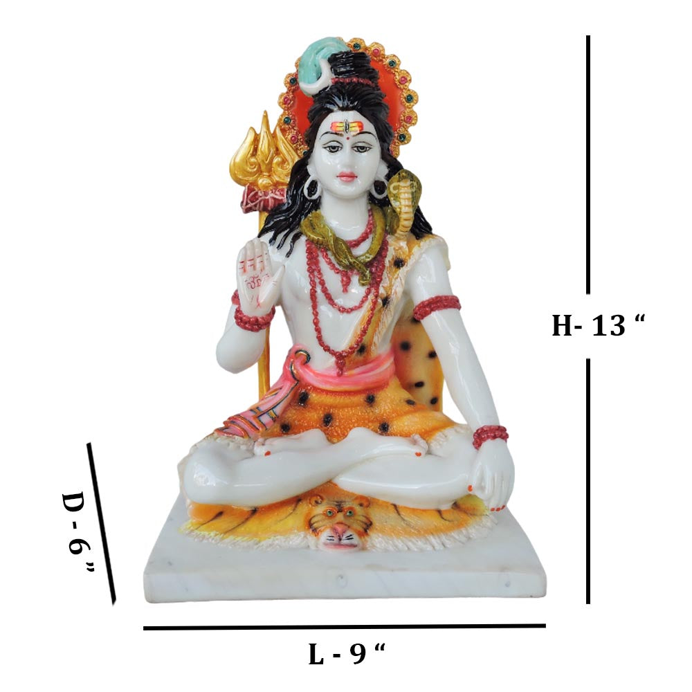 Shiva Sitting by Satgurus