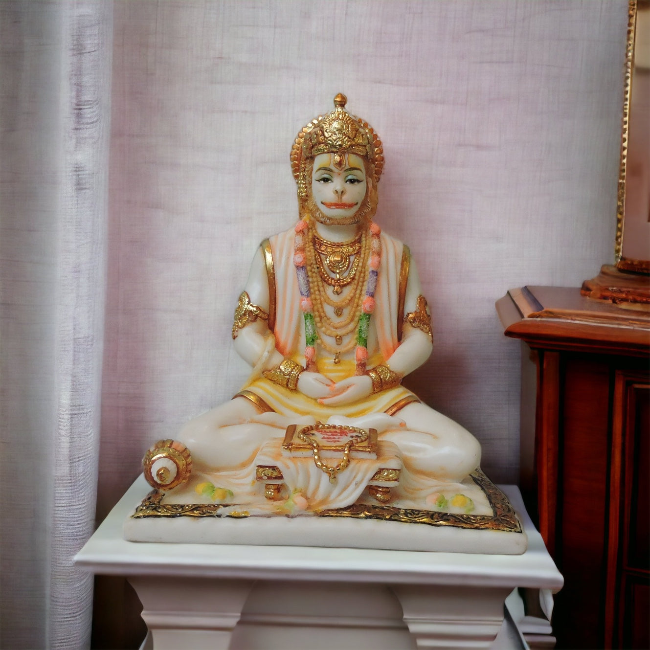 Hanuman Sitting by Satgurus