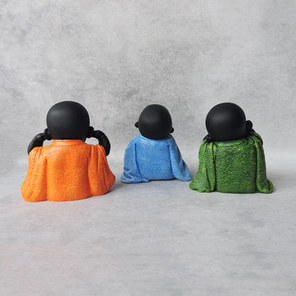 Colorfull Monks Set of 3 by Satgurus