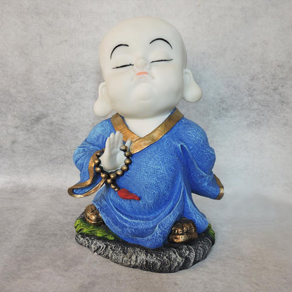 Monk Blue White - B by Satgurus