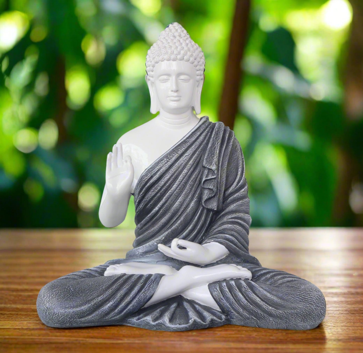 Mudra Buddha White / Grey by Satgurus