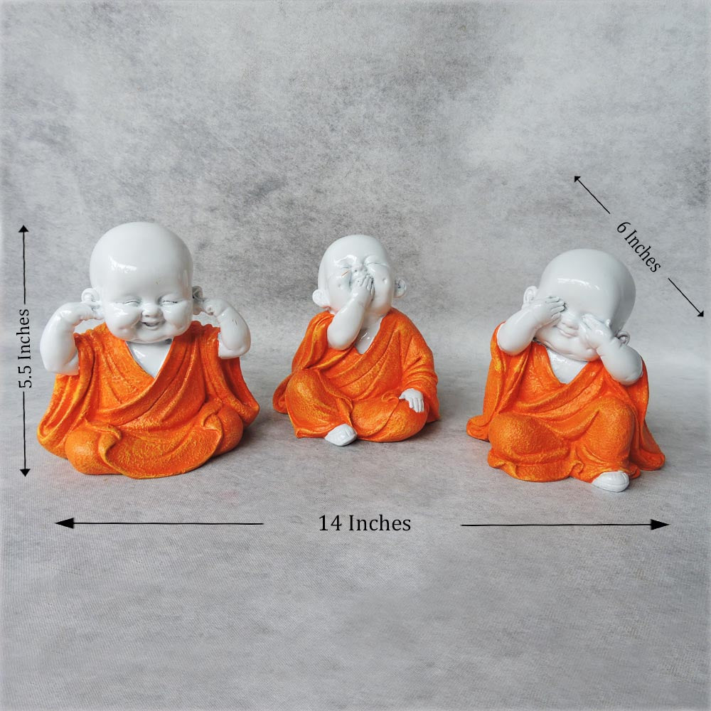 Monks Set Of 3 by Satgurus