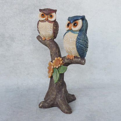 Owls On Log by Satgurus