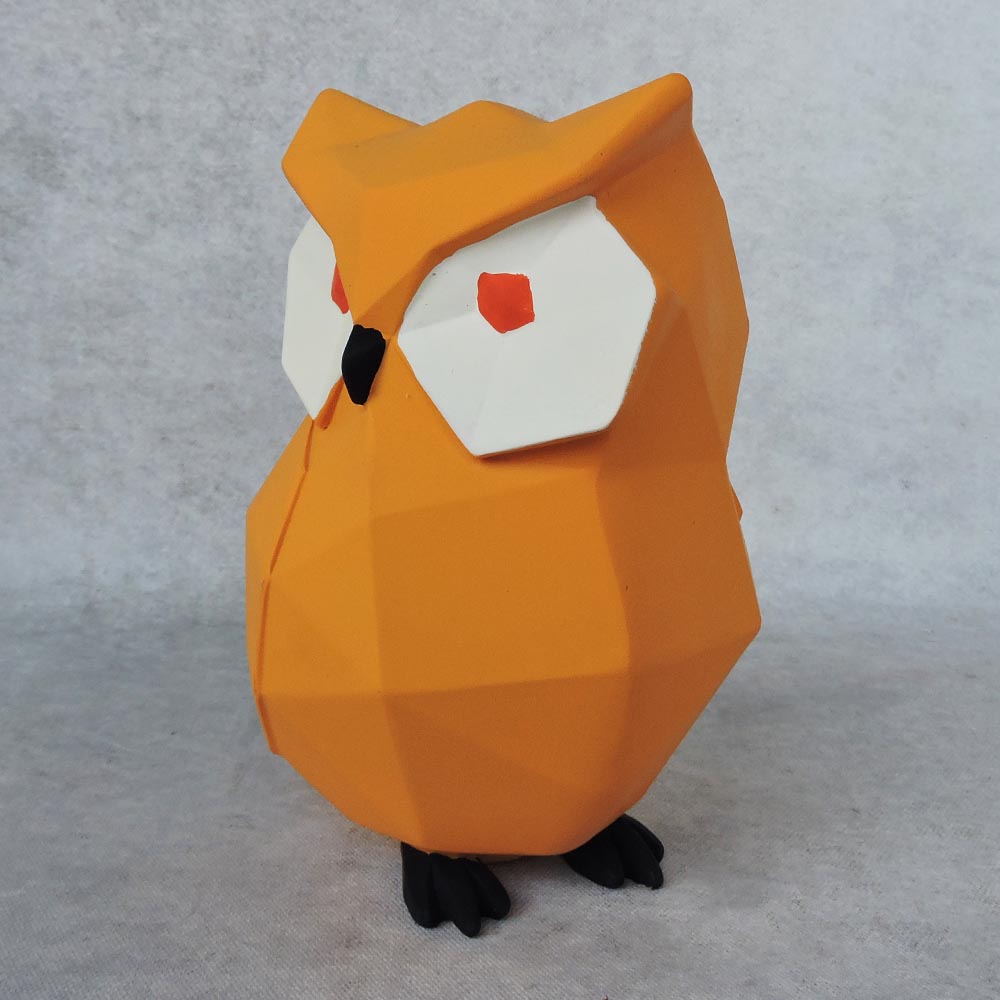 Modern Geometric Owl - Medium by Satgurus