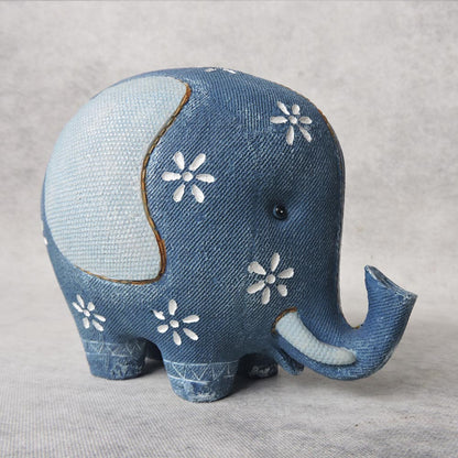 Denim Elephant Small by Satgurus