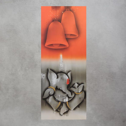 Ganesha With Bells - C / by Paras Parmar by Satgurus