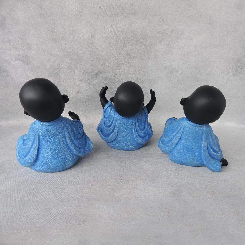 Monk Blue Black Set Of 3 by Satgurus