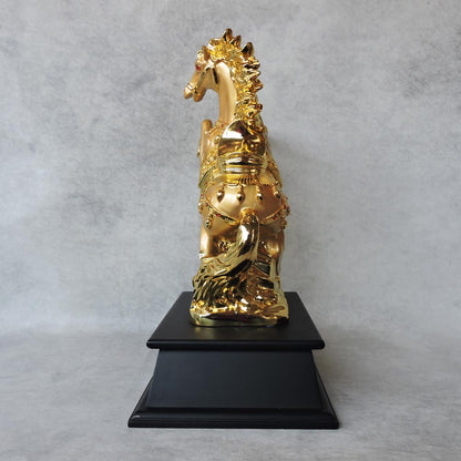 Gallopping Horse In Gold by Satgurus