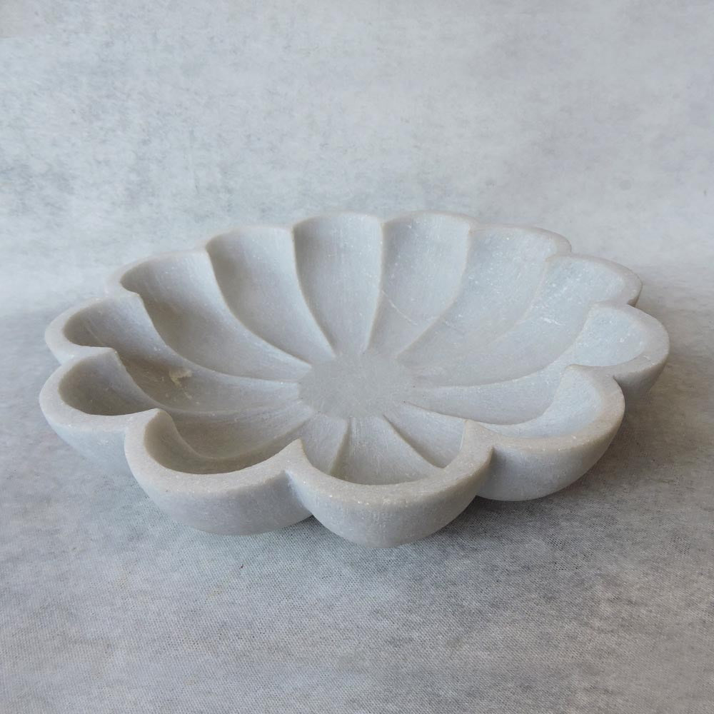 Marble Plain Flower Bowl by Satgurus
