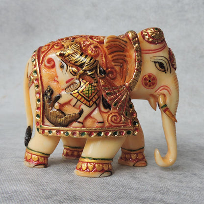 Elephant Shikar Carving by Satgurus
