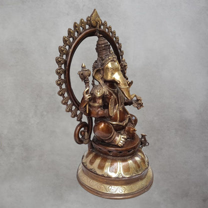 Brass Ganesh Prabhawal Big by Satgurus
