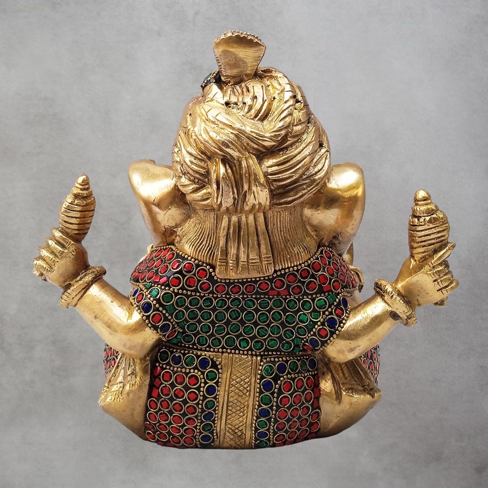 Brass Ganesh Turban Baseless by Satgurus