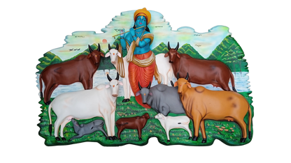 Krishna With Cow / Colorfull by Satgurus