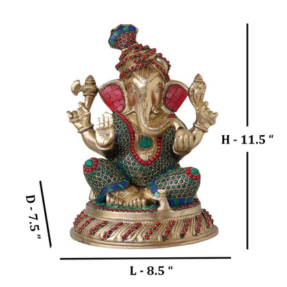 Pagdi Ganesha Idol by Satgurus