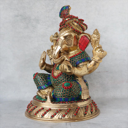 Pagdi Ganesha Idol by Satgurus